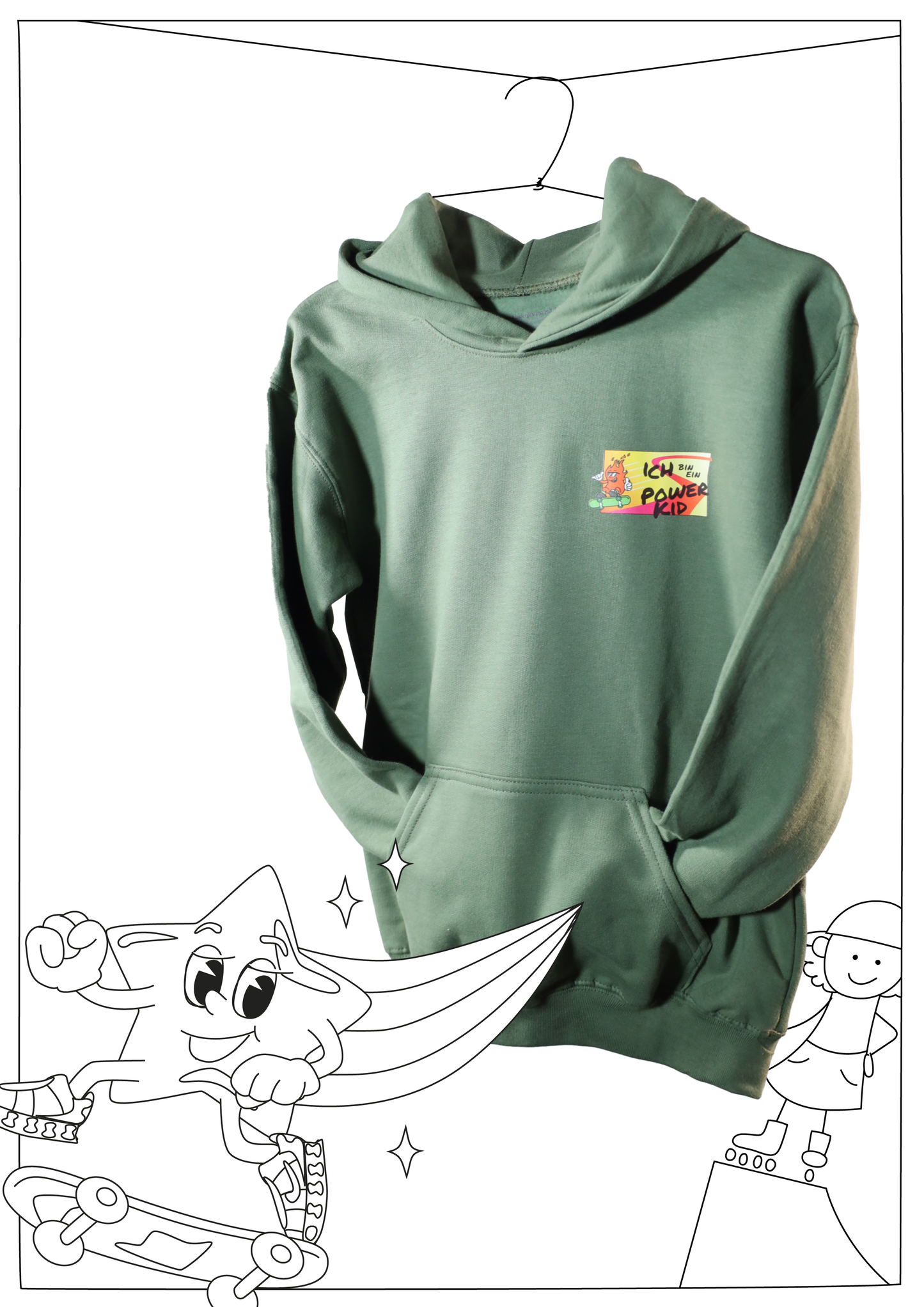 PowerKids Hoodie - Ich bin ein PowerKid!