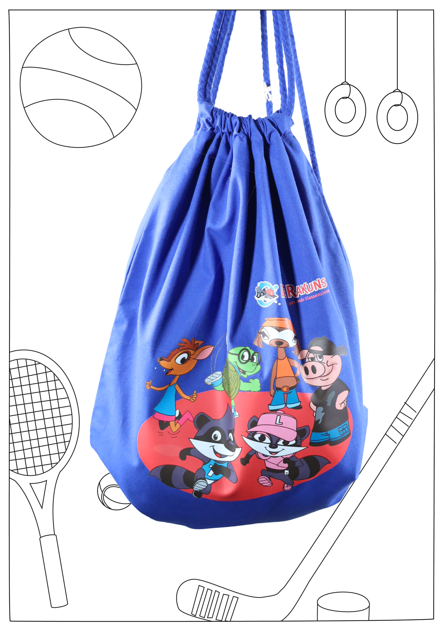 RAKUNS Turnbeutel