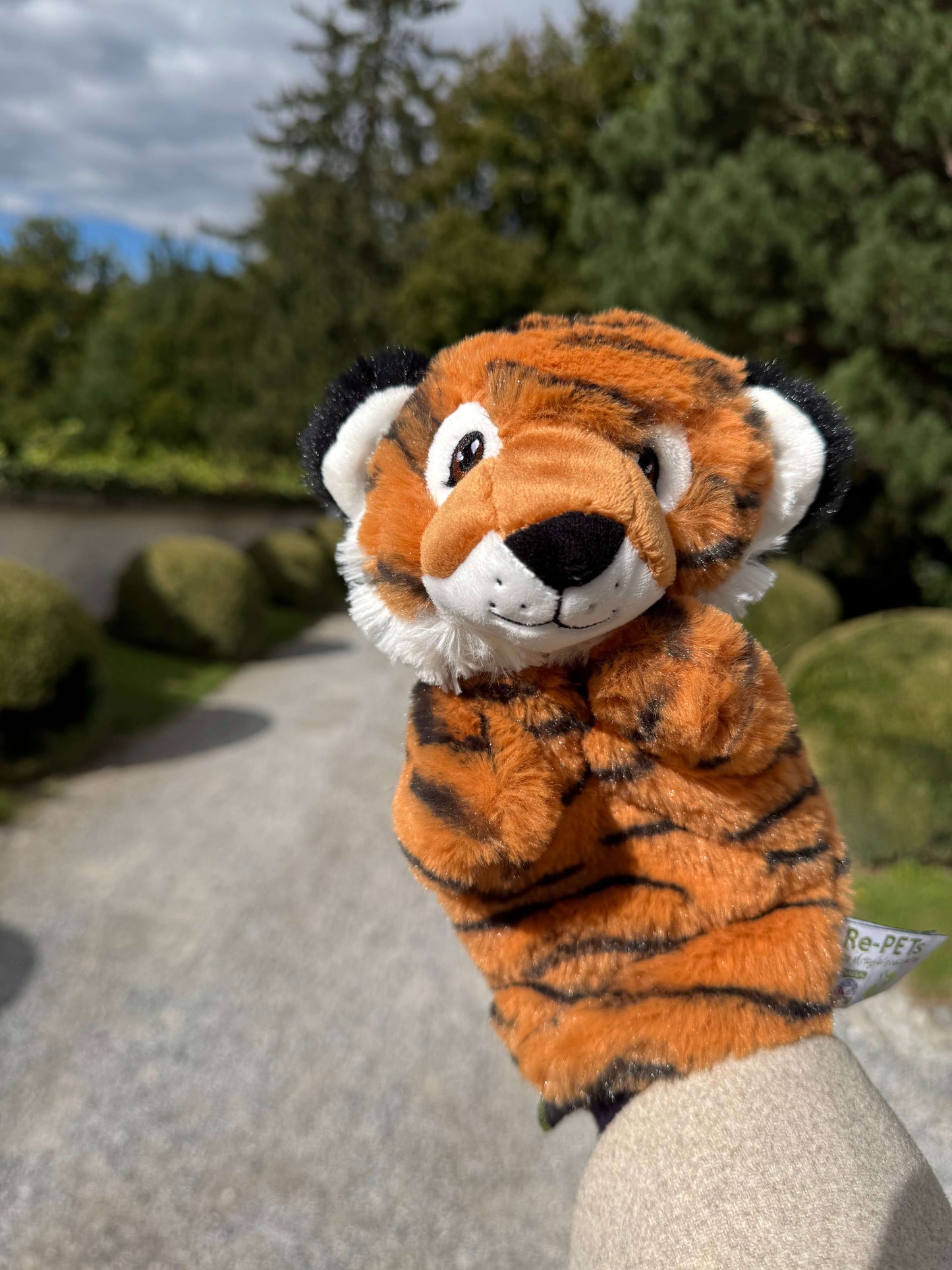 Tiger Handpuppe für Kinder | TigerKids Lern- und Spielpuppe