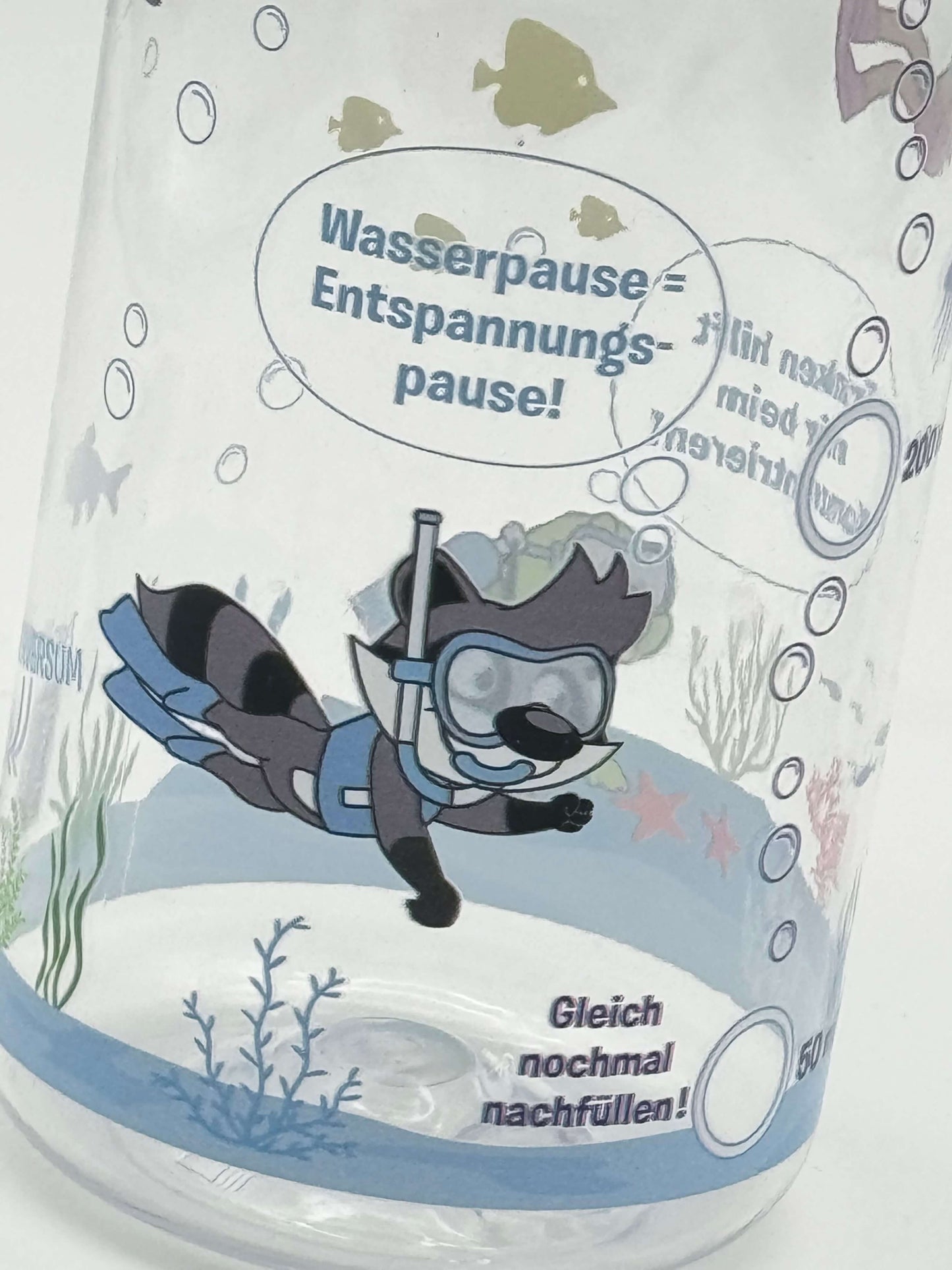 RAKUNS Trinkflasche „Unterwasserwelt“ – Gesund trinken mit Spaß
