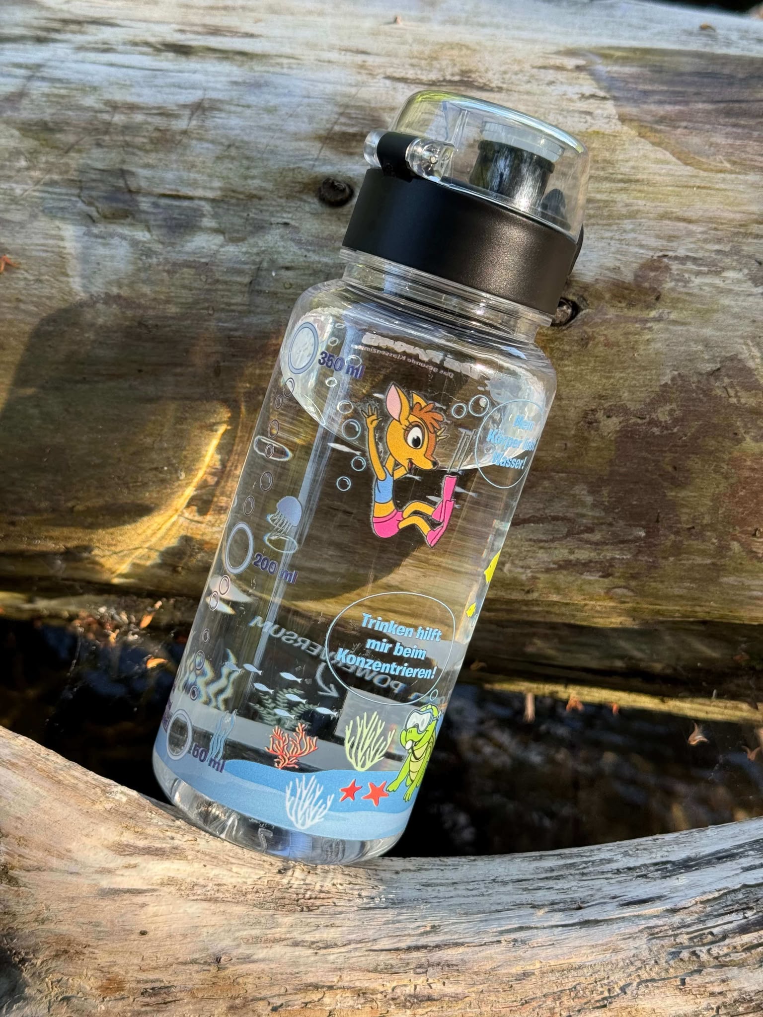 RAKUNS Trinkflasche Unterwasserwelt - aktiv